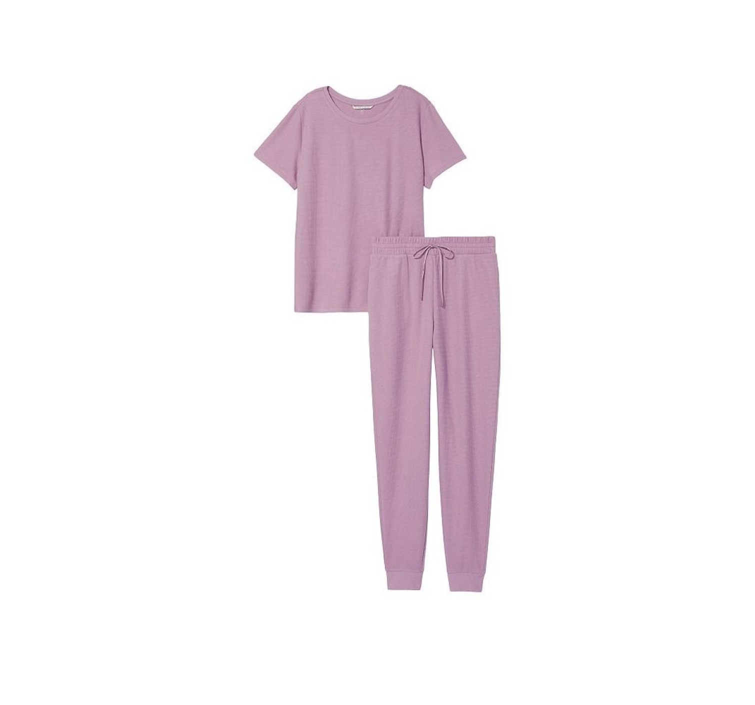 Піжама Glow Waffle Tee and Jogger Set Lilac