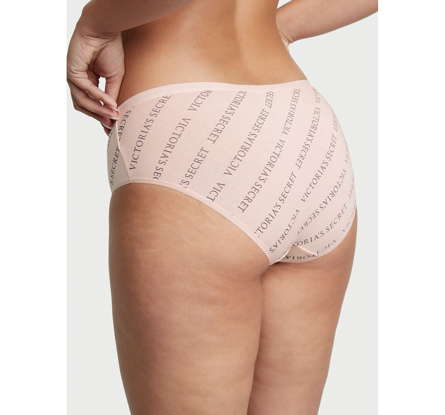 Трусики Stretch Cotton Bikini Panty Pink Logo
