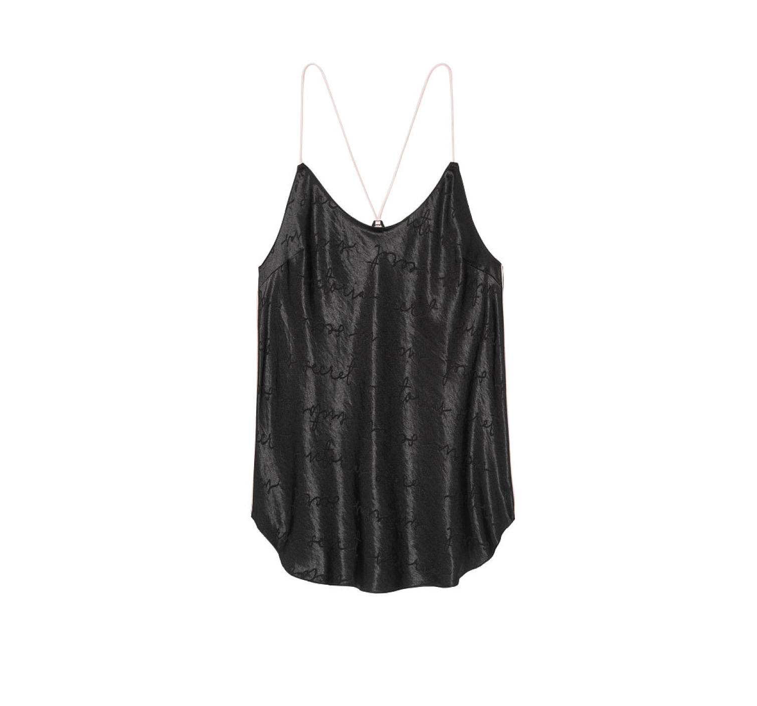 Майка Victoria’s Secret Black Satin Cami