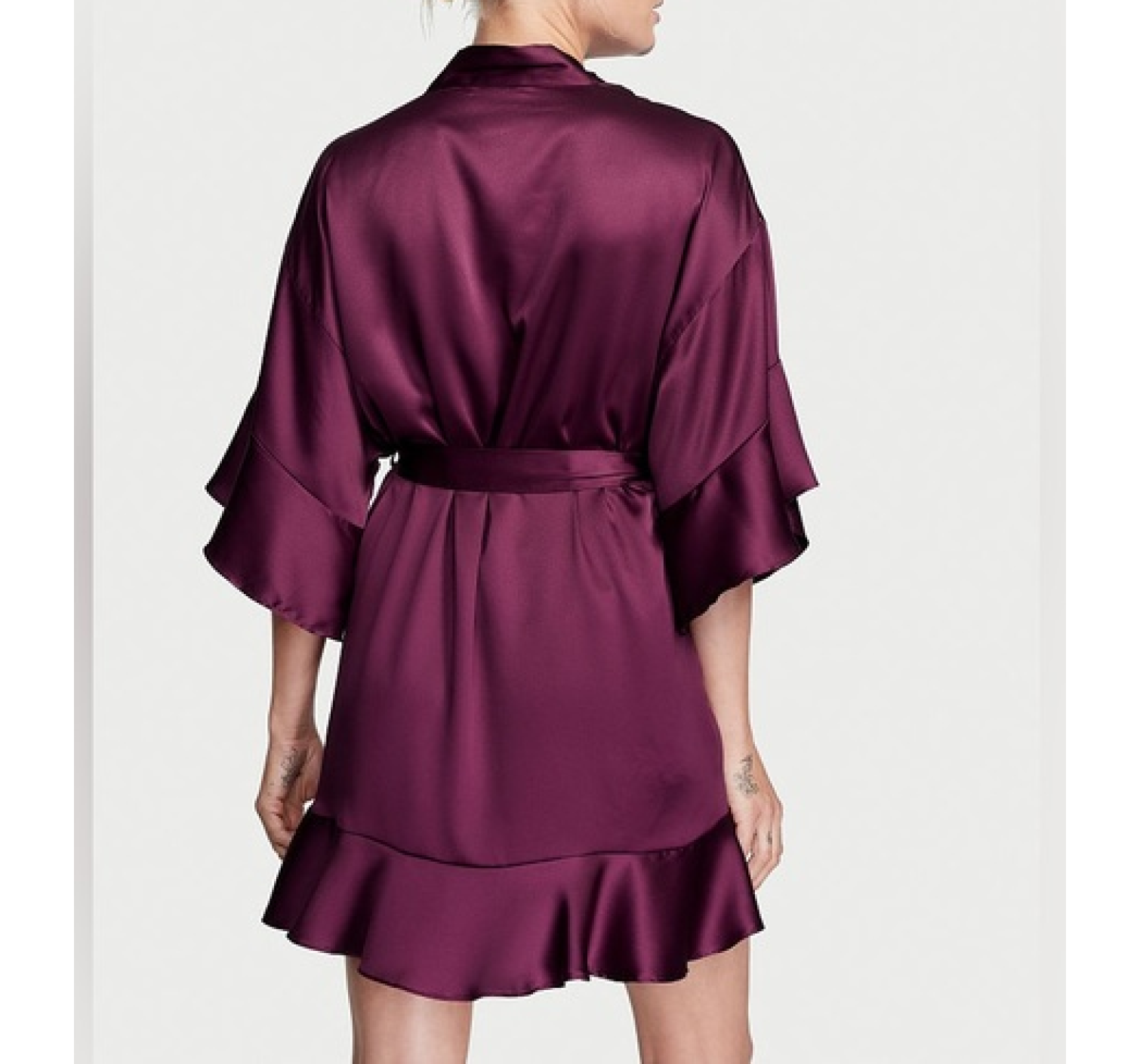Халат Victoria’s Secret Satin Short Kimono Robe Kir