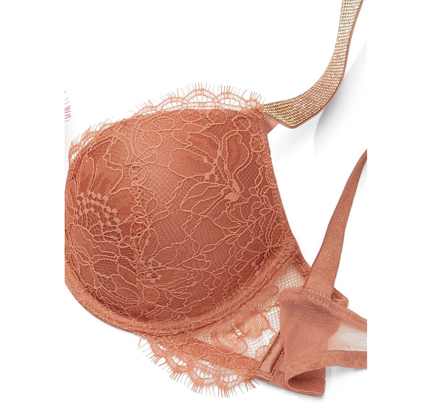 Бюстгальтер Shine Strap Lace Push-Up Bra Chemise