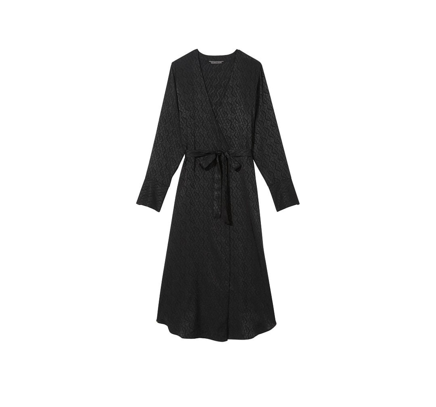 Халат Icon Satin Long Robe Black