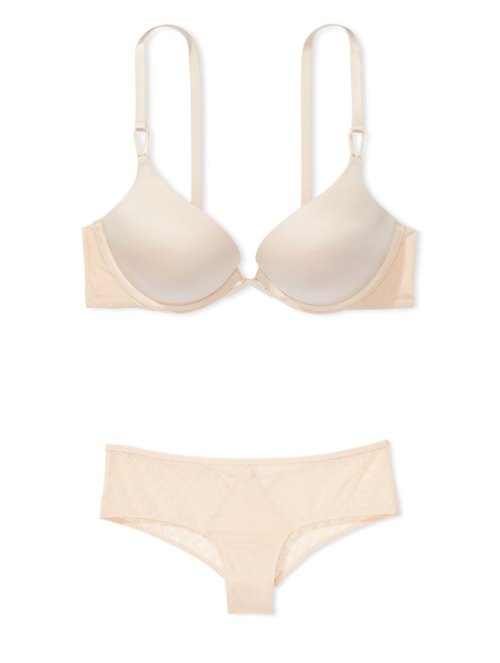 Комплект білизни Bombshell Add-2-Cups Push-Up Bra Marzipan Set