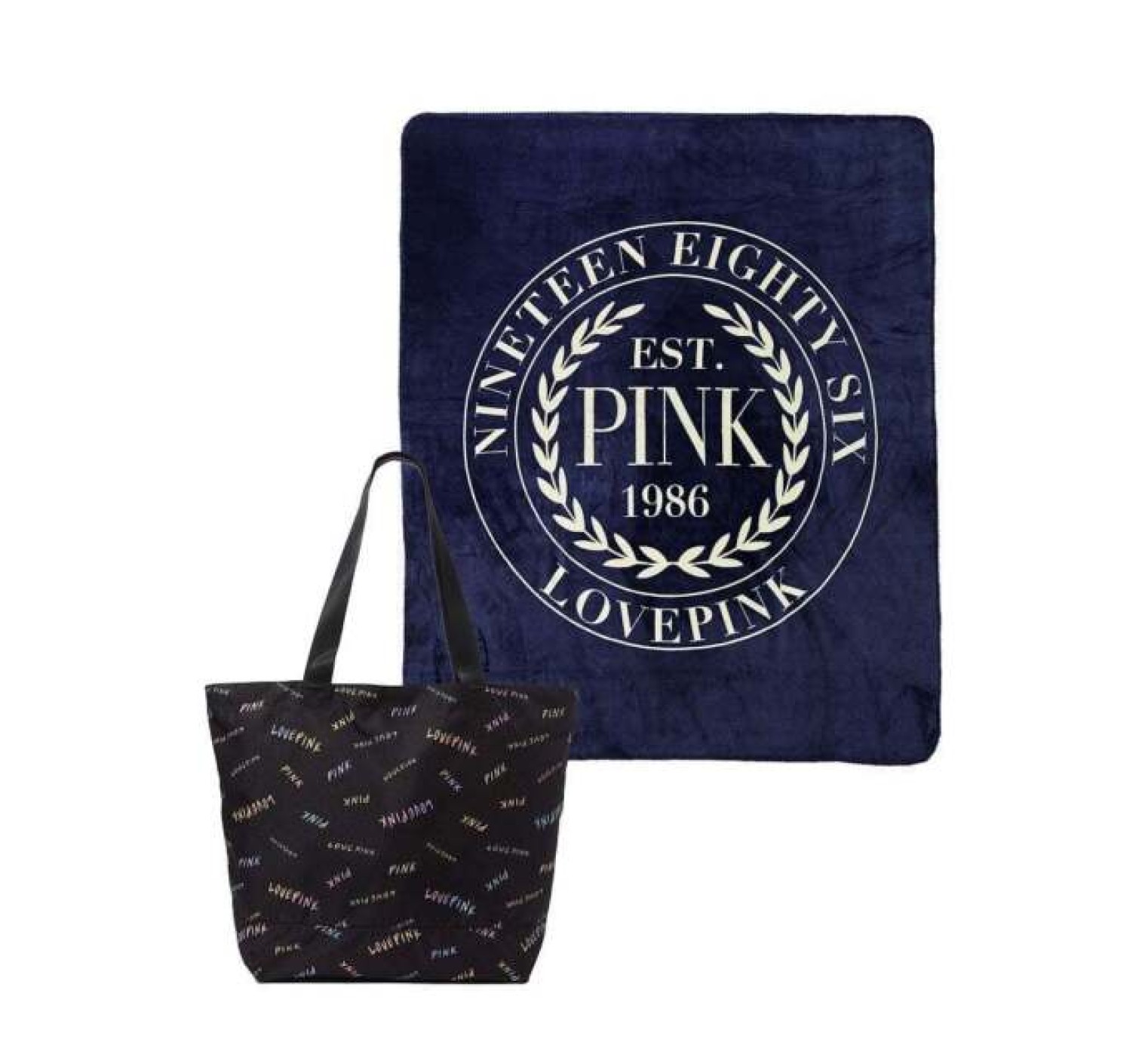 Набор Сумка + Плед Tote Bag + Cozy Blanket PINK