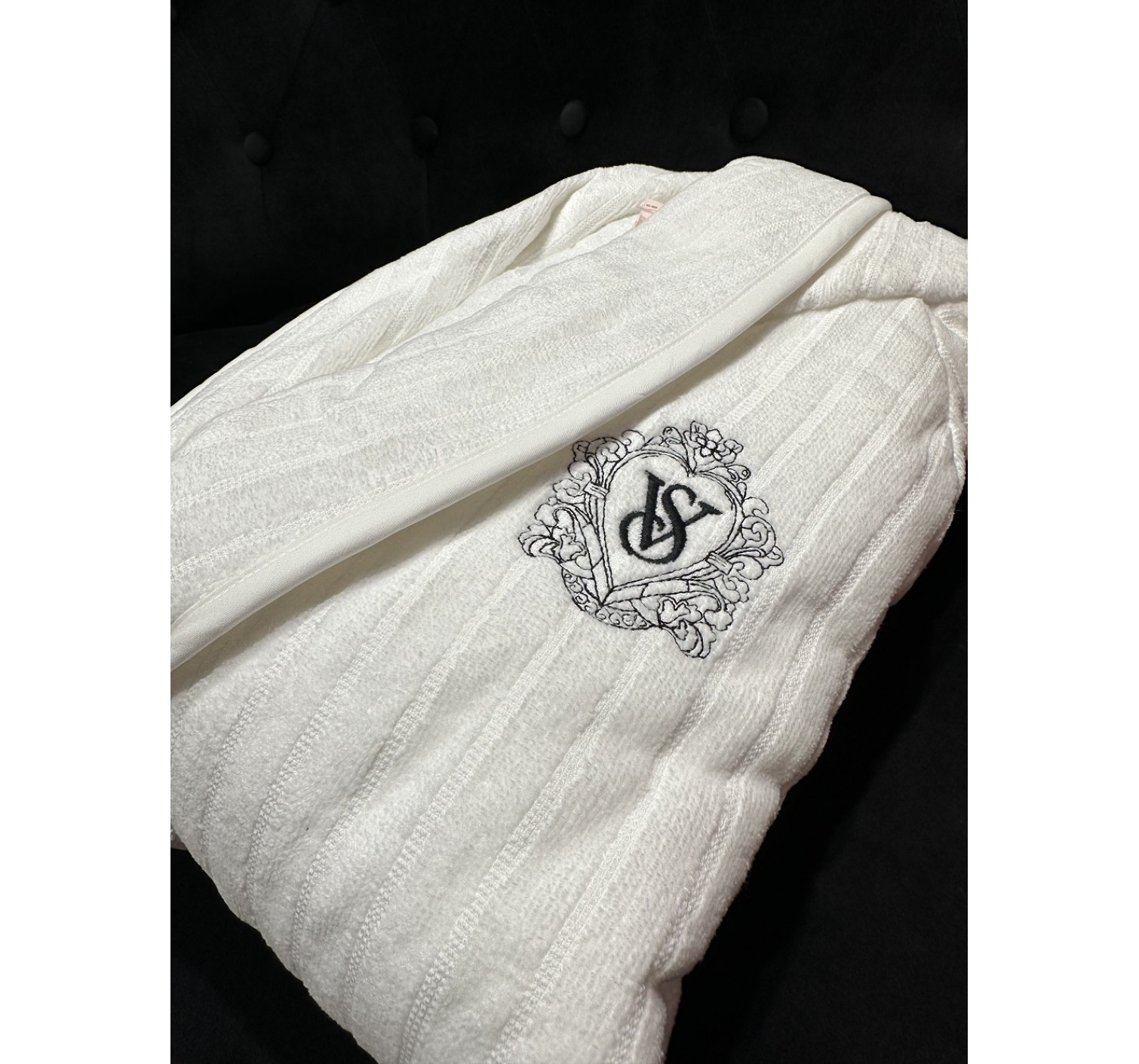 Халат Виктория Сикрет Terry Hooded Short Robe Vs White