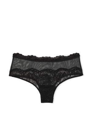 Трусики Lace & Mesh Cheeky Panty Black