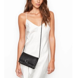 Сумка Кросс-боди The Victoria Mini Shoulder Bag Black Python