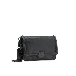 Сумка Кросс-боди The Victoria Mini Shoulder Bag Black Python