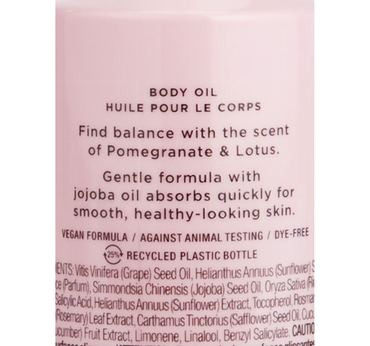 Олія для тіла Pomegranate & Lotus Balance Body Oil