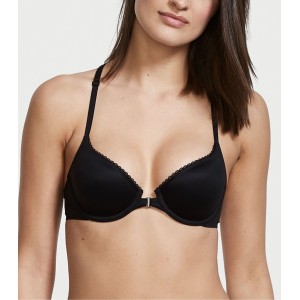 Комплект білизни Smooth Front Fastening Lightly Lined Demi Bra Black Set