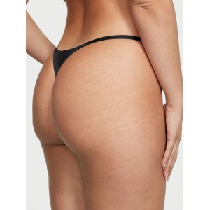 Трусики Icon Lace Adjustable String Thong Panty Black