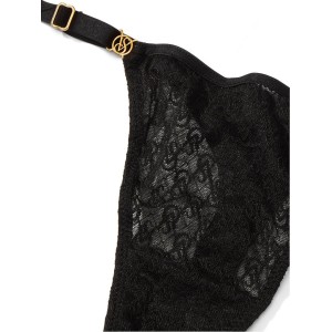 Трусики Icon Lace Adjustable String Thong Panty Black