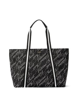 Пляжна сумка Zip Bag Black Logo