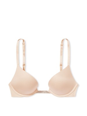 Бюстгальтер BARE Plunge Convertible Shine Bra Beige