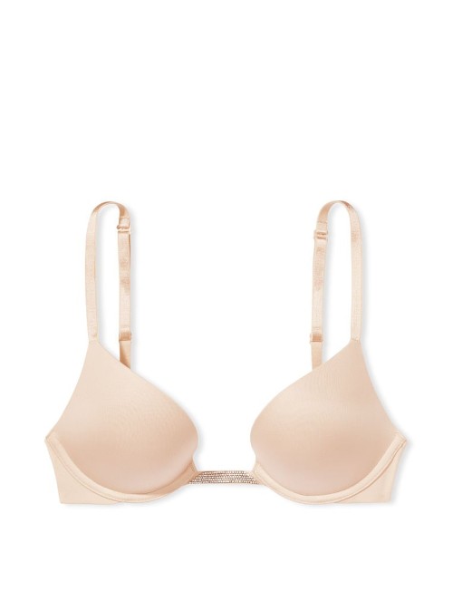 Бюстгальтер BARE Plunge Convertible Shine Bra Beige