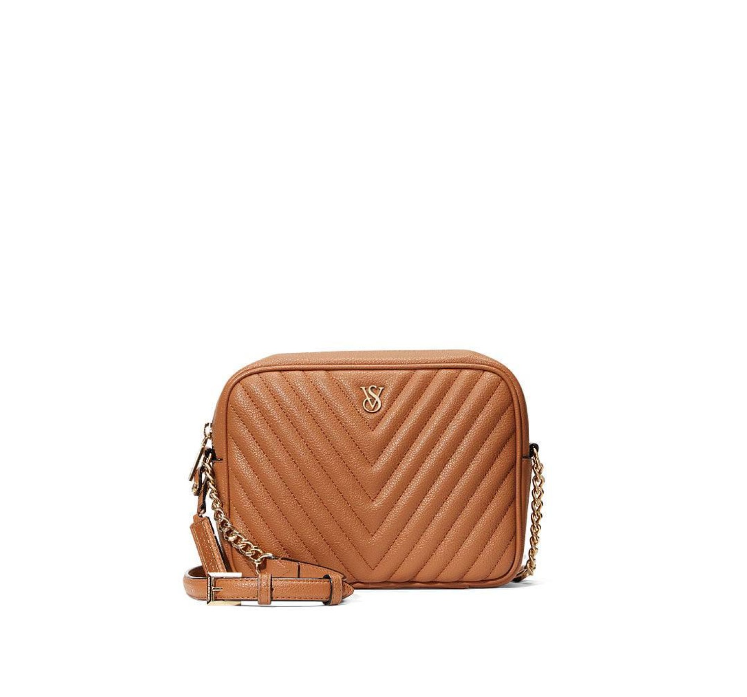 Сумка The Victoria Top Zip crossbody Caramel