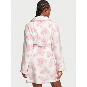 Халат Logo Short Cozy WHITE PEONIES