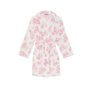 Халат Logo Short Cozy WHITE PEONIES