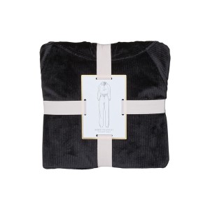 Велюровый костюм Velour Hoodie and Jogger Lounge Set Black