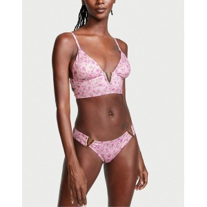 Купальник V-hardware Bralette Swim Pink Flower Print Set