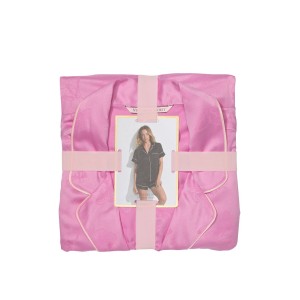 Пижама Satin Short Pajama Set Lilac Chiffon