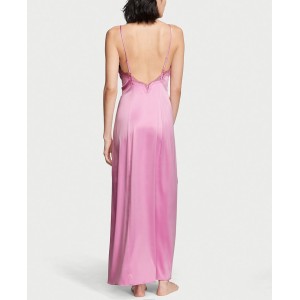 Пеньюар Lace-Inset Long Slip Lilac Chiffon