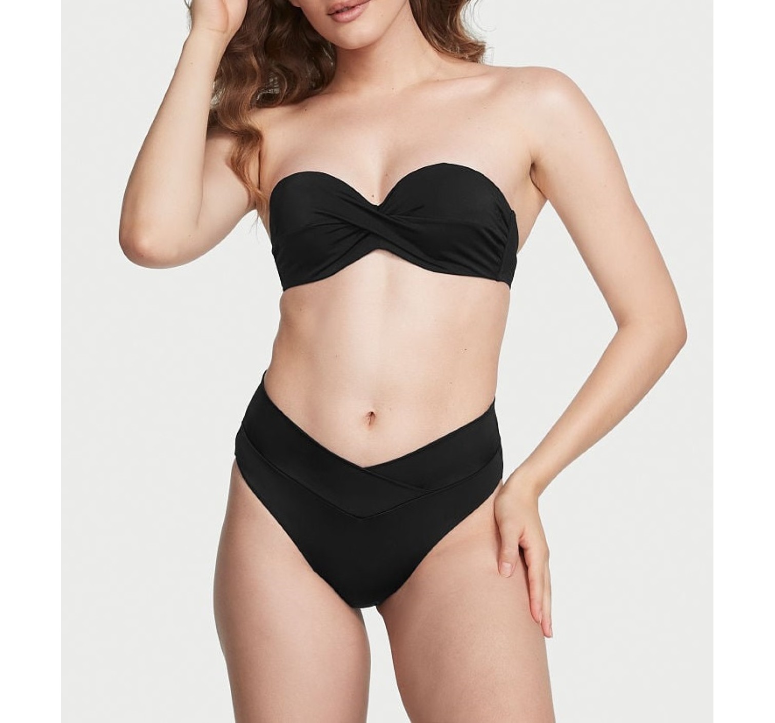 Купальник Mix-and-Match Twist Bandeau Bikini Black