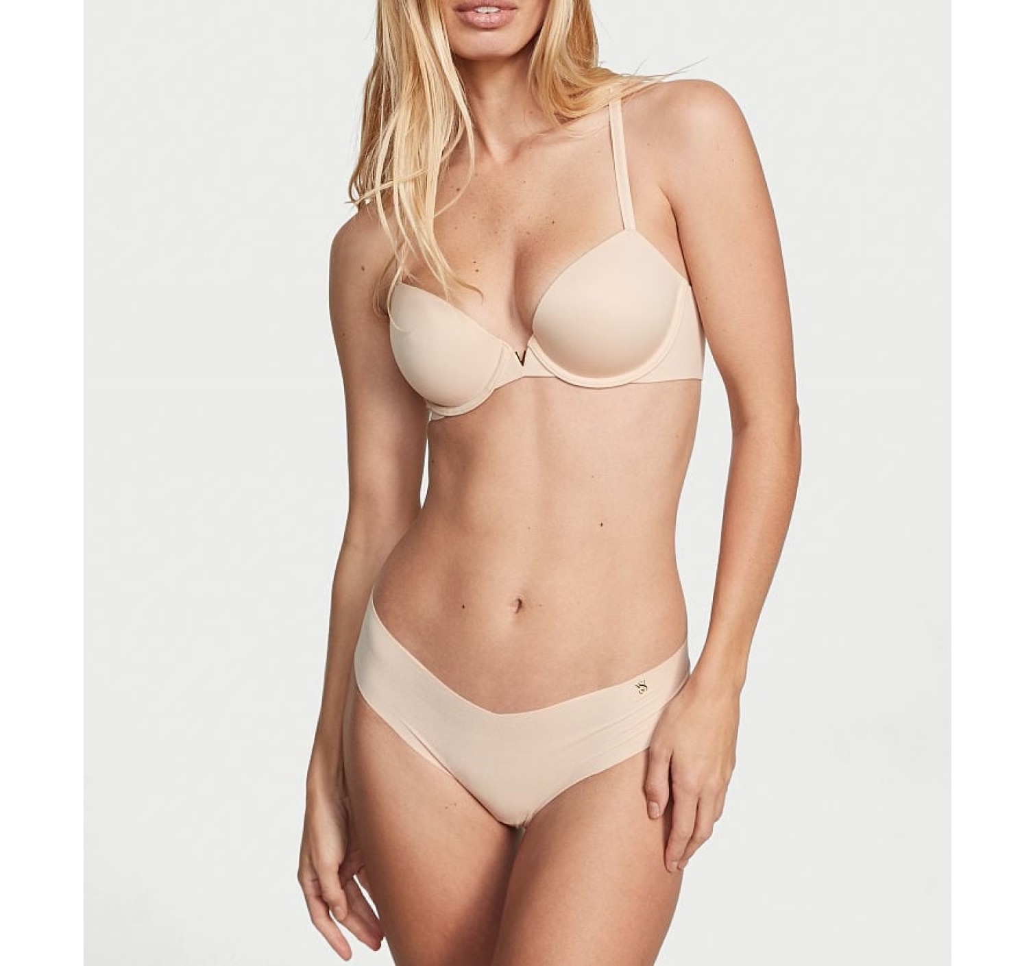 Трусики No Show Thong Panty Marzipan