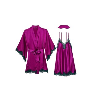 Подарочный набор 3-Piece Silk Gift Set Dark Purple