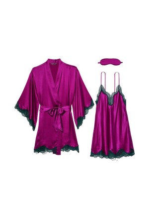 Подарочный набор 3-Piece Silk Gift Set Dark Purple