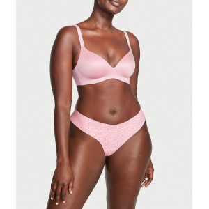Трусики No Show Thong Panty Pink Leopard