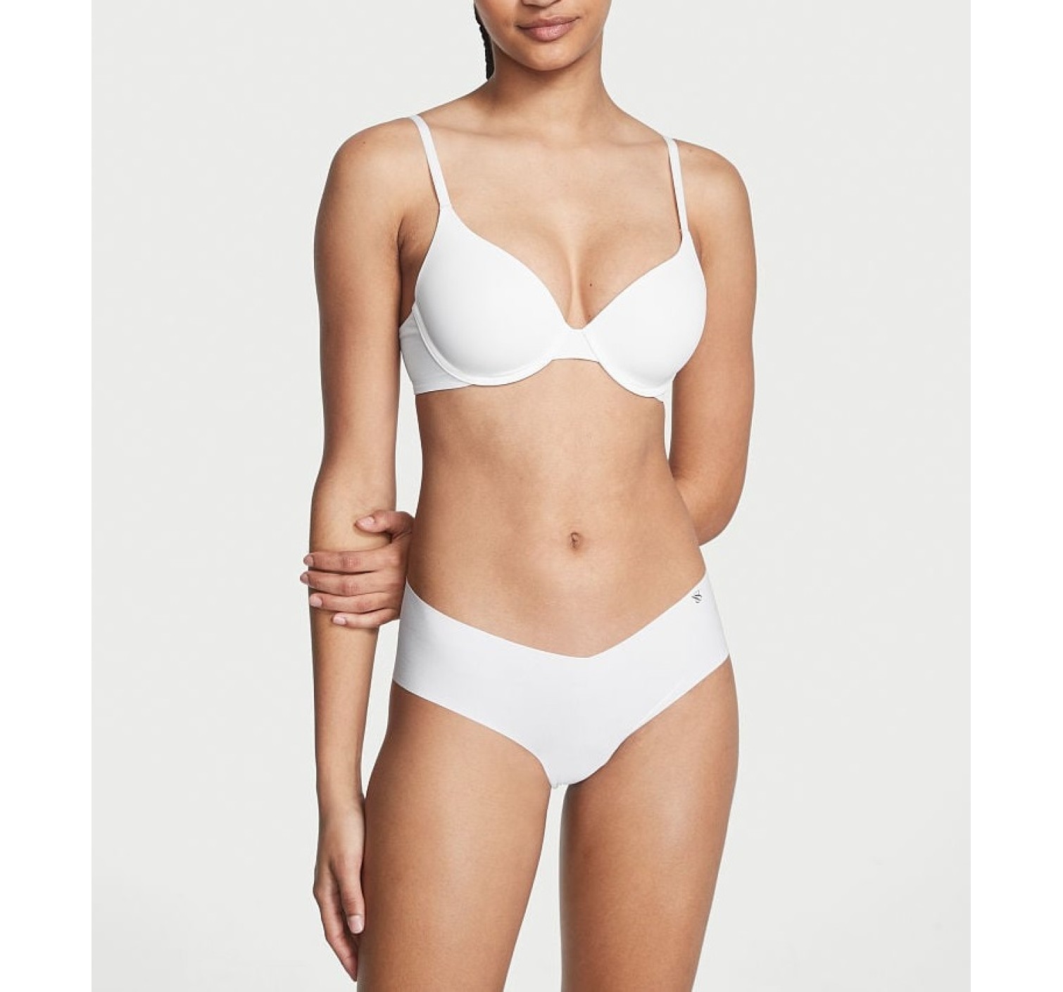 Трусики No-Show Cheeky Panty Vs White