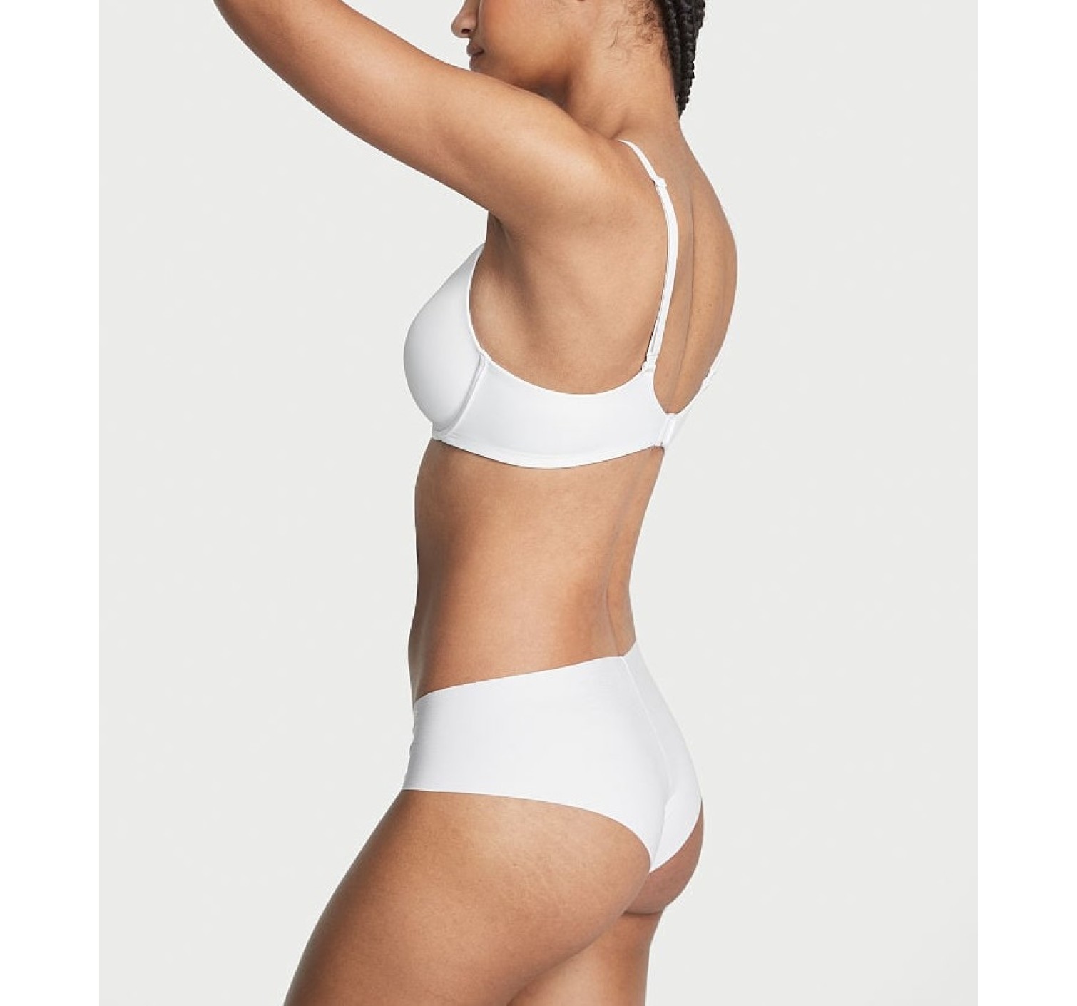 Трусики No-Show Cheeky Panty Vs White
