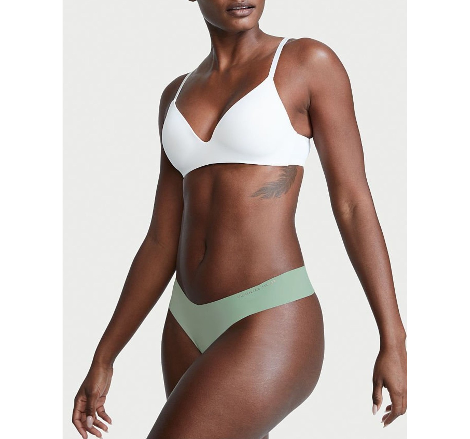 Трусики No Show Thong Panty Seasalt Green