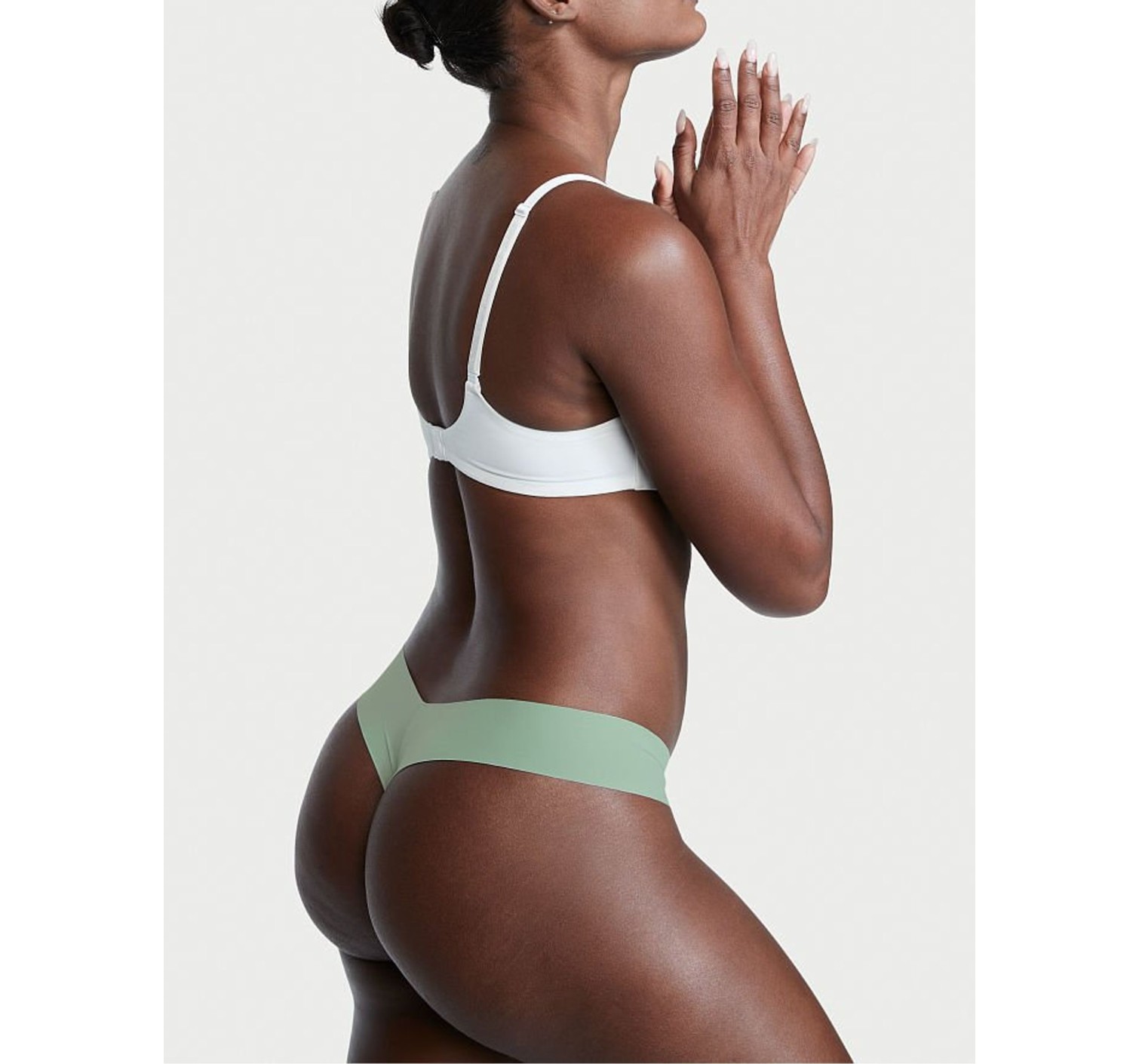 Трусики No Show Thong Panty Seasalt Green