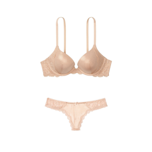 Комплект Victoria’s Secret Dream Angels Bra Beige Shimmer Set