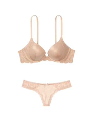 Комплект Victoria’s Secret Dream Angels Bra Beige Shimmer Set