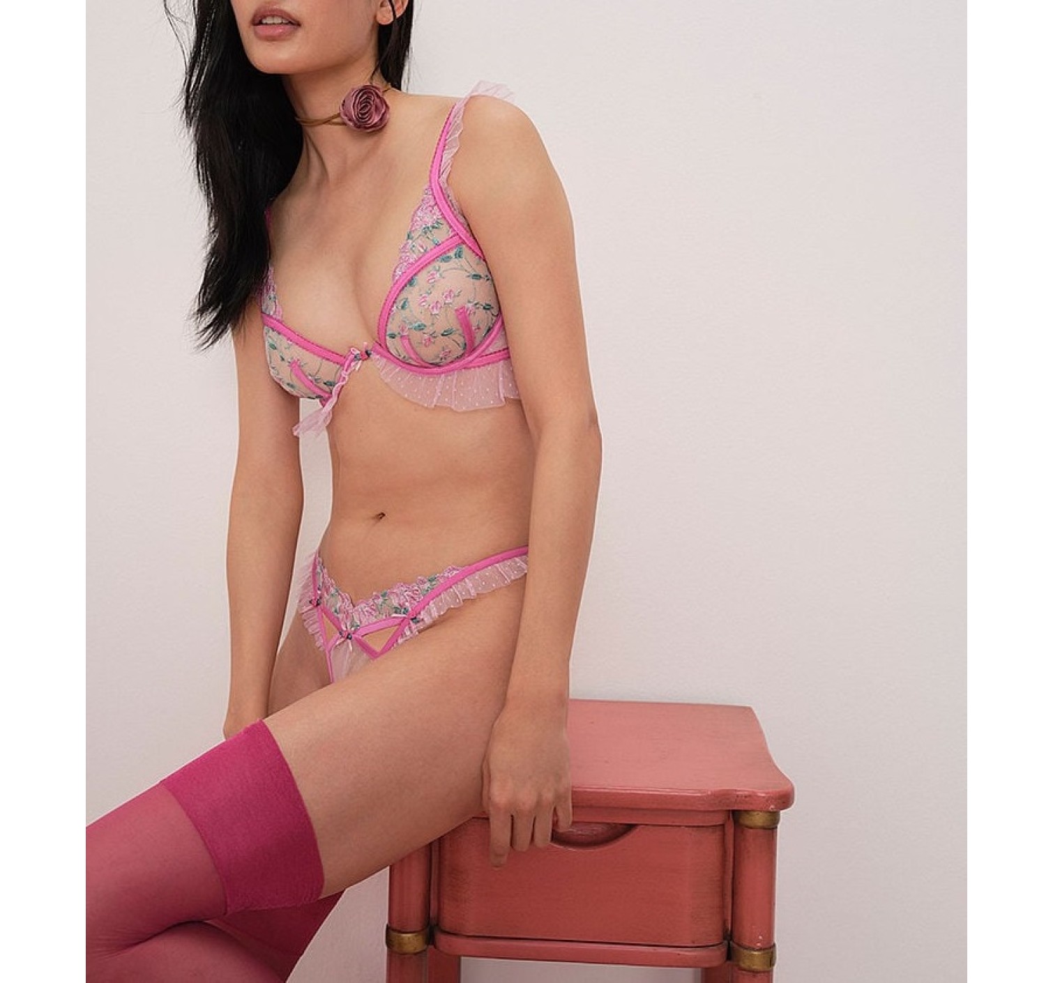 Комплект FOR LOVE & LEMONS Viviane Rose Underwire Bra Set