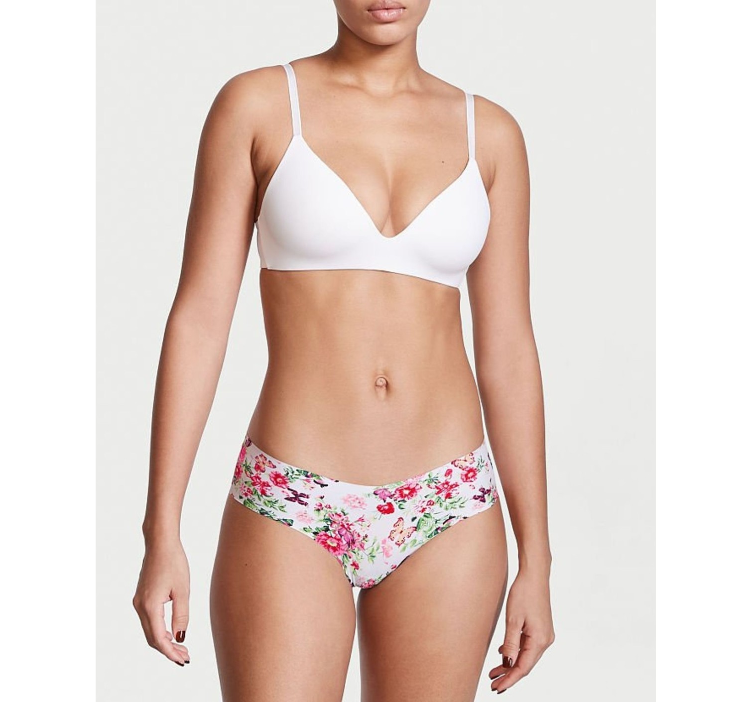 Трусики No Show Cheeky Panty White Print
