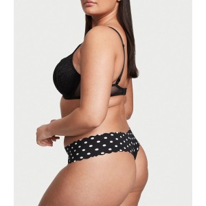 Трусики No-Show Thong Panty Black Dot