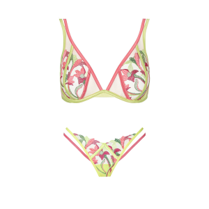  Комплект FOR LOVE & LEMONS Petunia Embroidery Underwire Bra Set