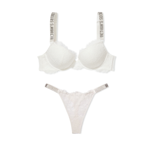 Комплект White Coconut Shine Strap Bra Set BRIDE