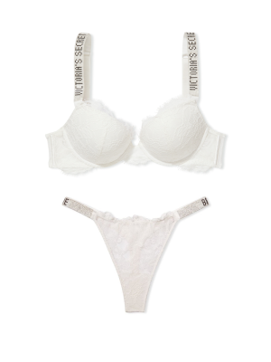 Комплект White Coconut Shine Strap Bra Set BRIDE