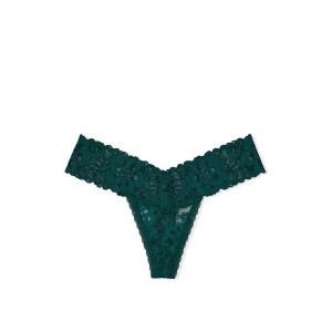 Трусики стринги Lacie Lace-Up Green Thong Panty