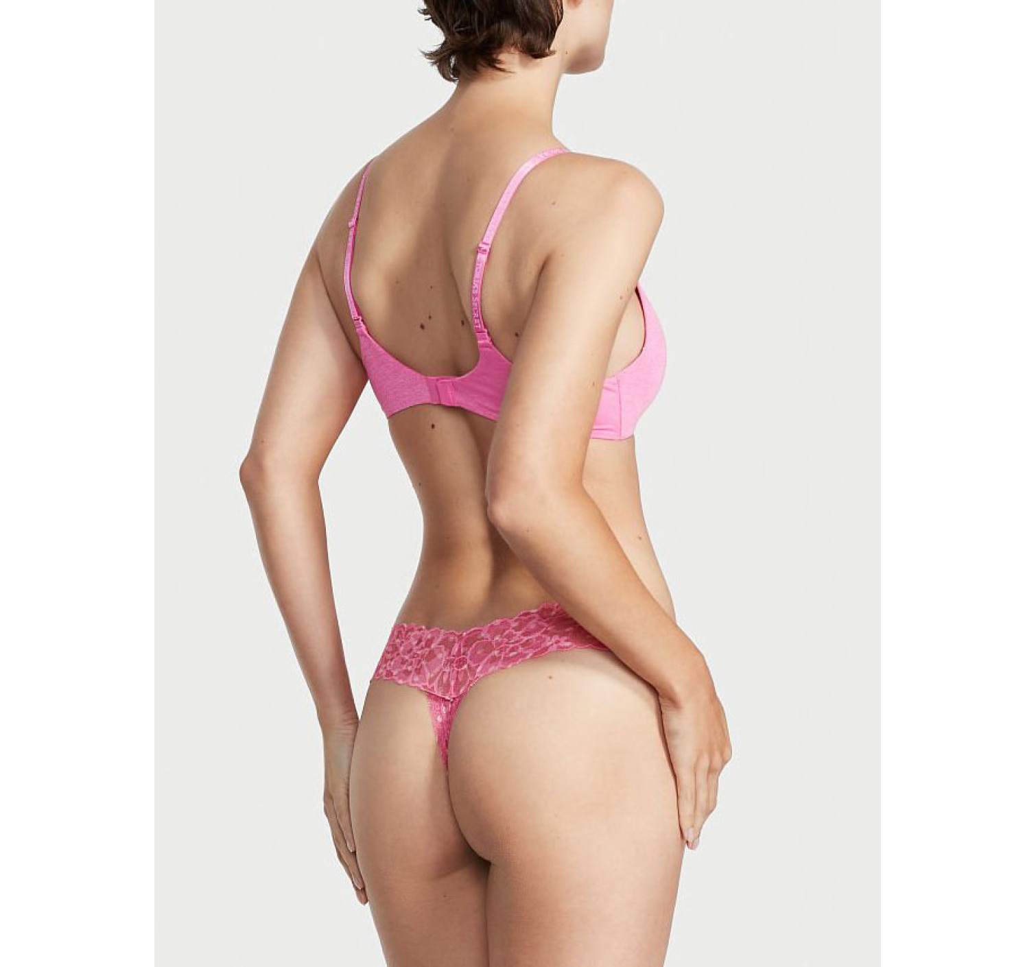 Трусики стринги Lacie Lace-Up Pink Dot Thong Panty