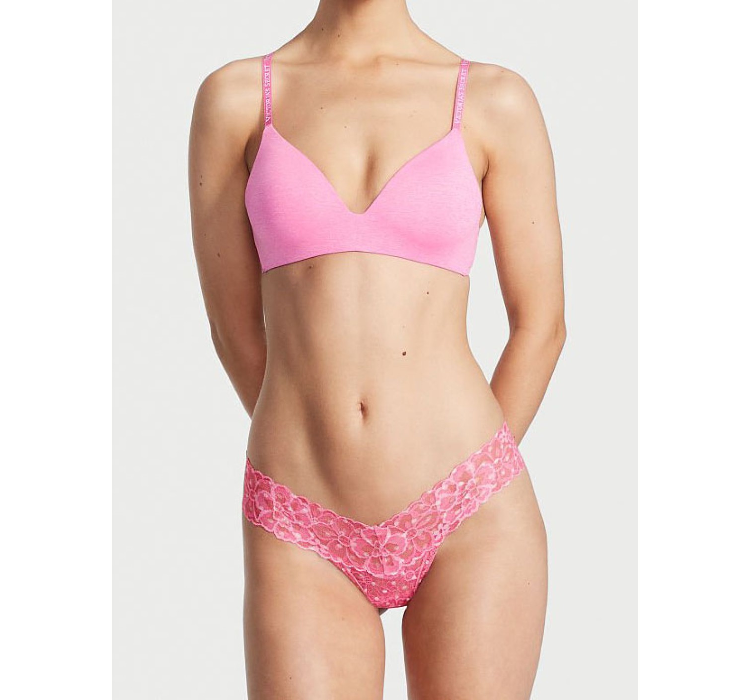 Трусики стринги Lacie Lace-Up Pink Dot Thong Panty