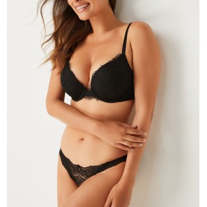 Бюст Dream Angels Lace Push Up Bra Black Lace