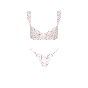 Комплект VS For LOVE & LEMONS Blooms Underwire Bra Set