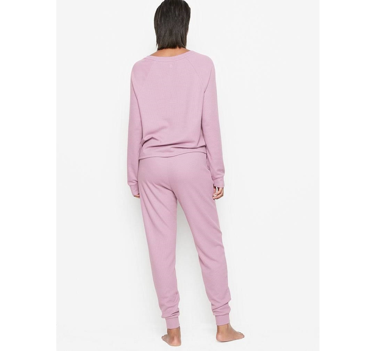 Пижама Glow Waffle Henley Jogger Set Lilac