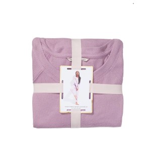 Пижама Glow Waffle Henley Jogger Set Lilac